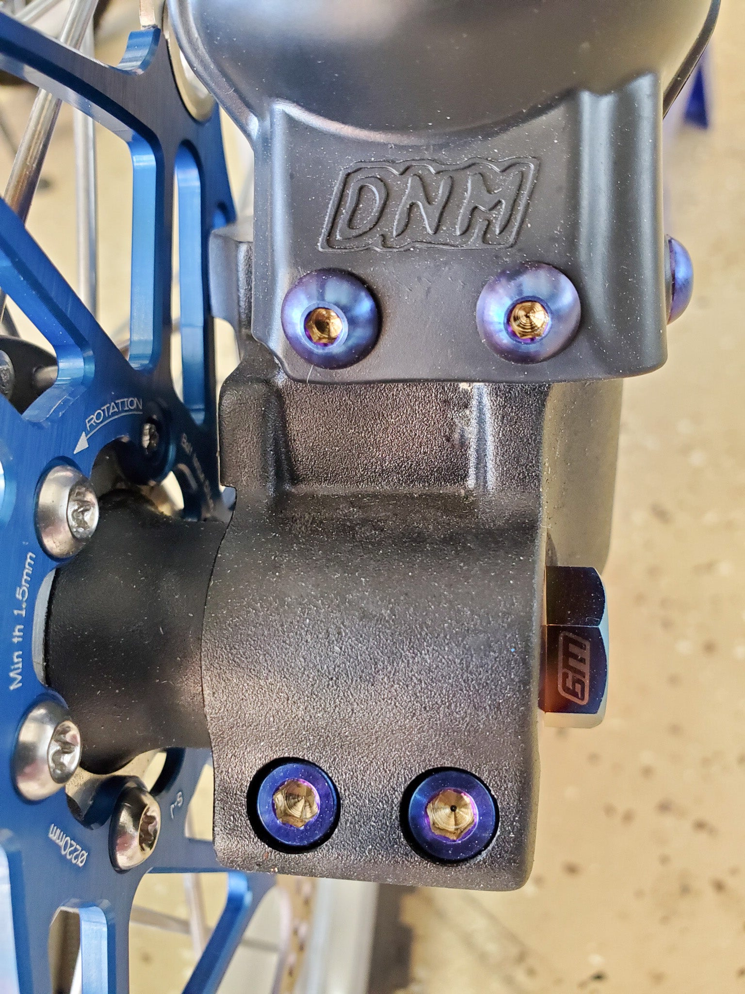 Warp 9 Titanium Fork Bolts