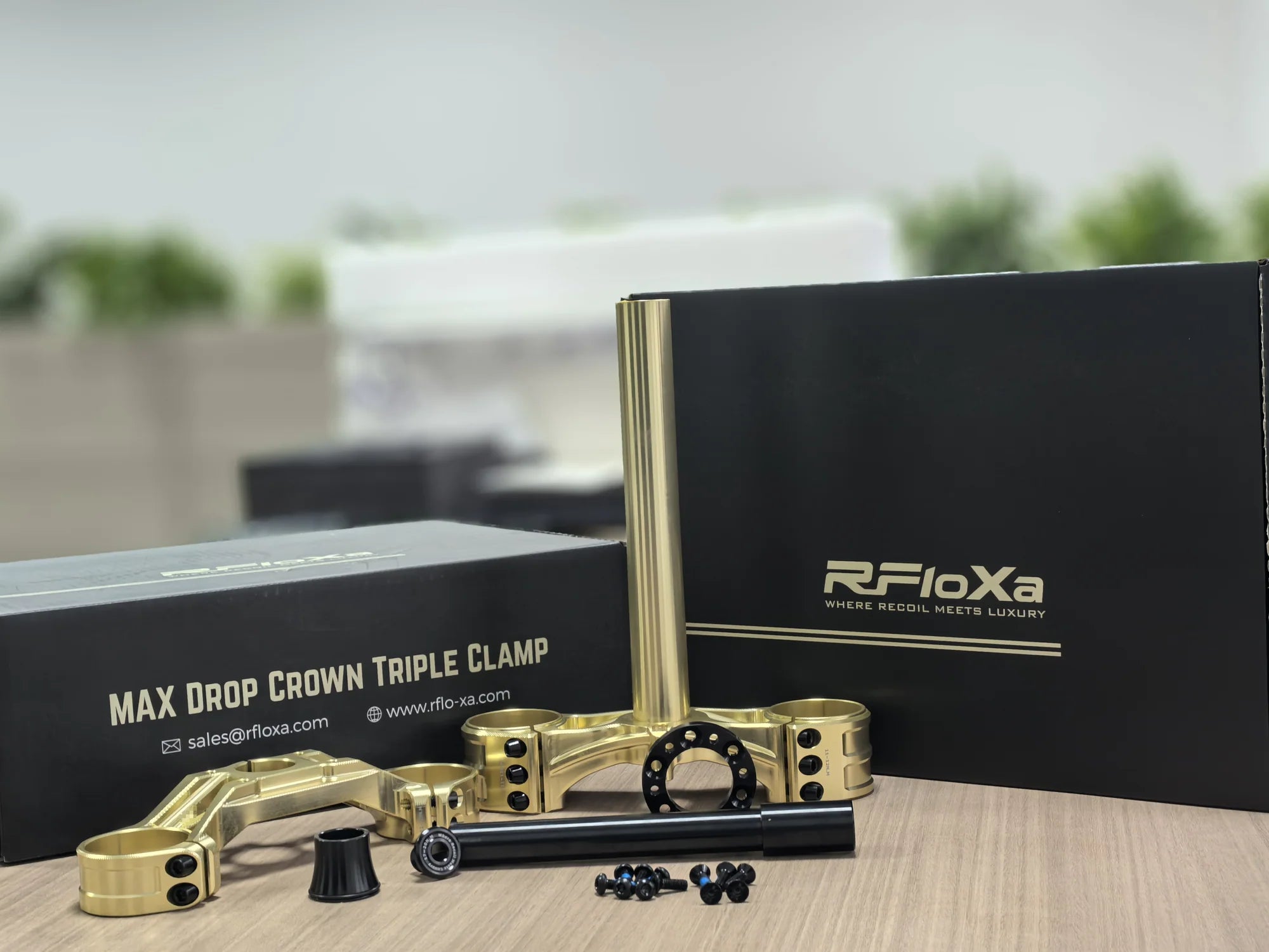 RFLOXA MAX Drop Crown Triple Clamp