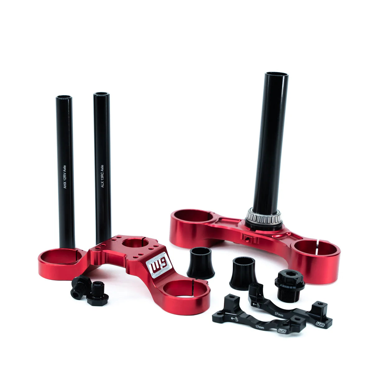 trippers D-CLAW210 美品 Warp 9 Drop Crown Triple Clamp for FastAce Fork