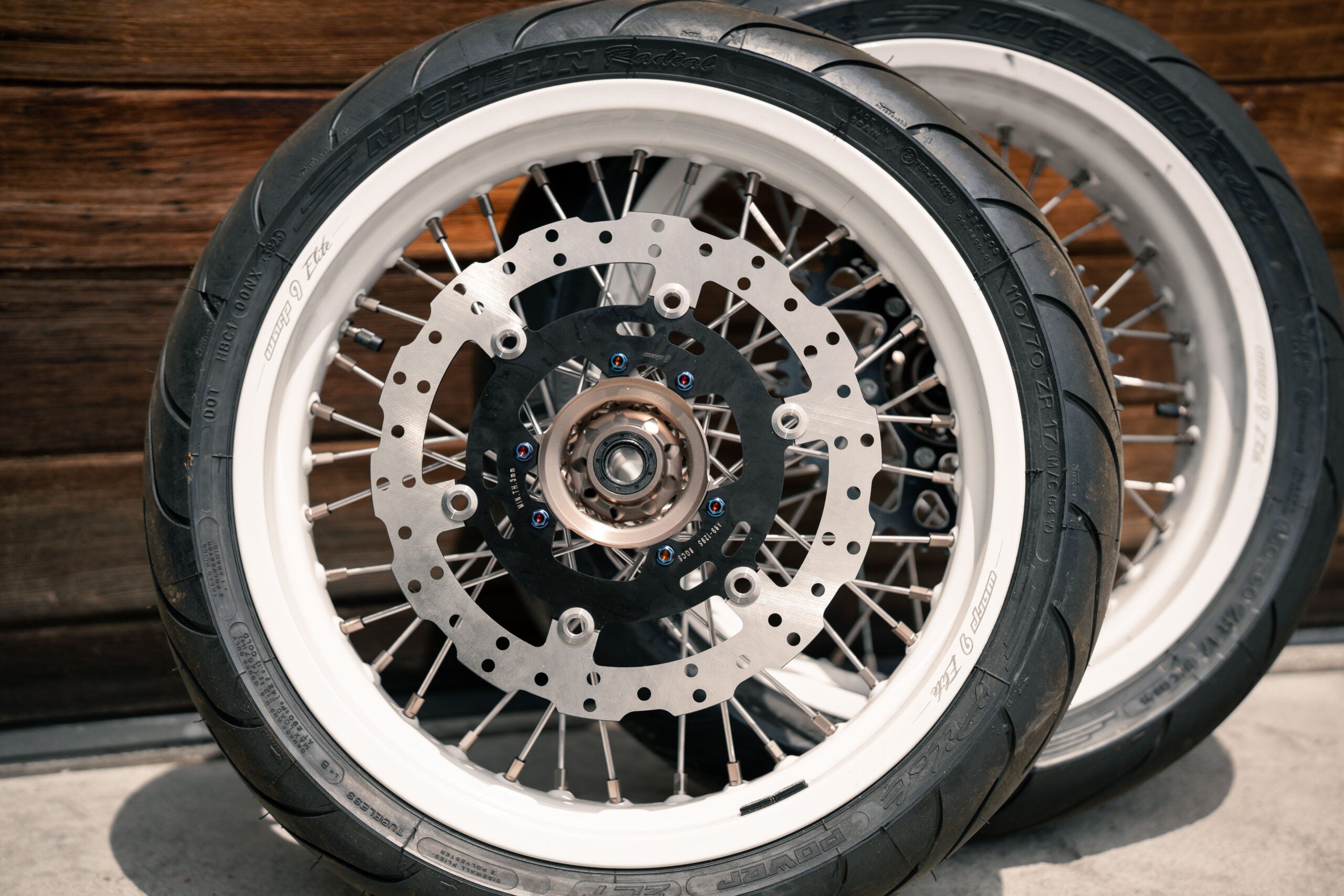 Warp 9 Surron Ultra Bee Supermoto 300mm Rotor and Caliper Bracket