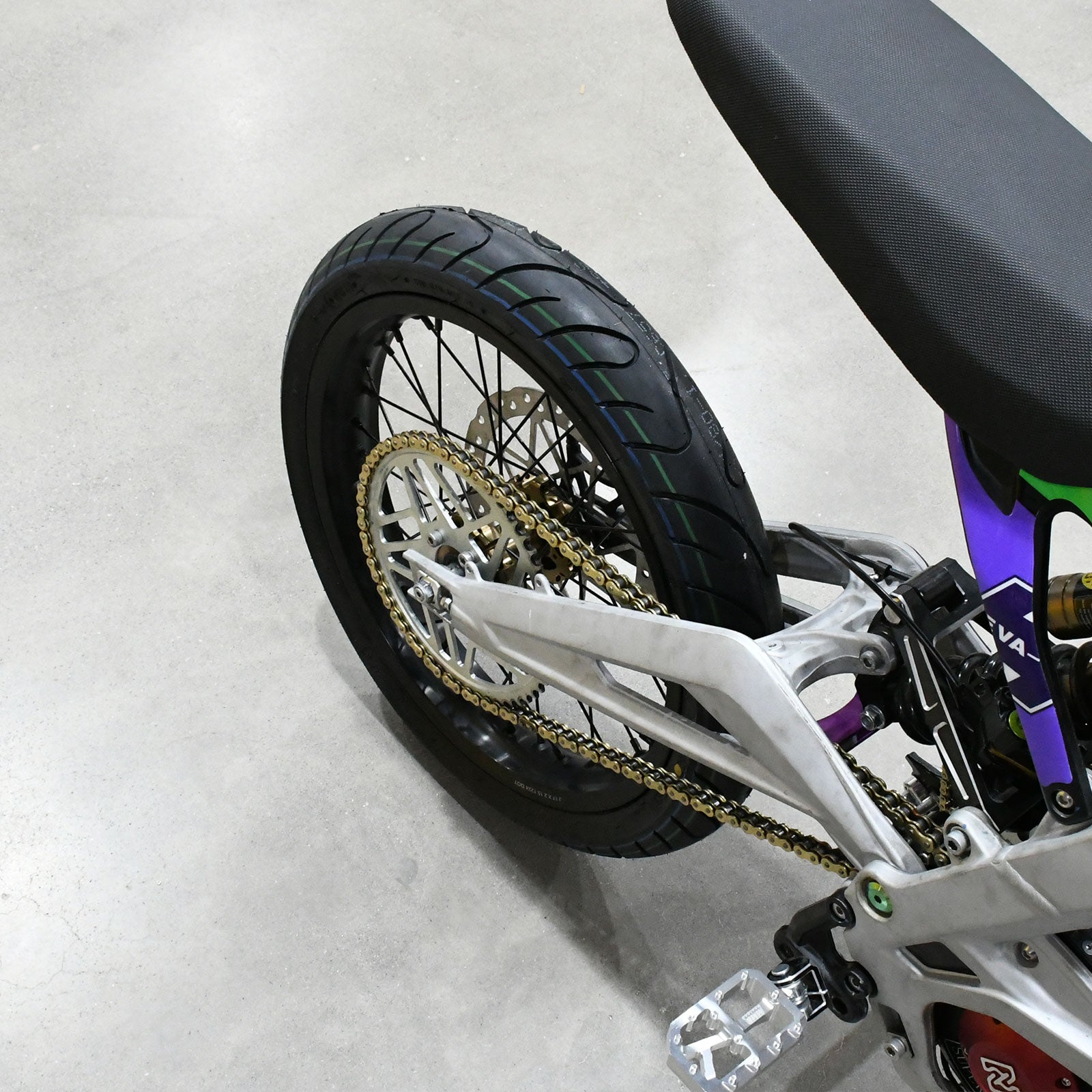 Complete 17" Supermoto Wheel Set for Surron LBX & E Ride Pro