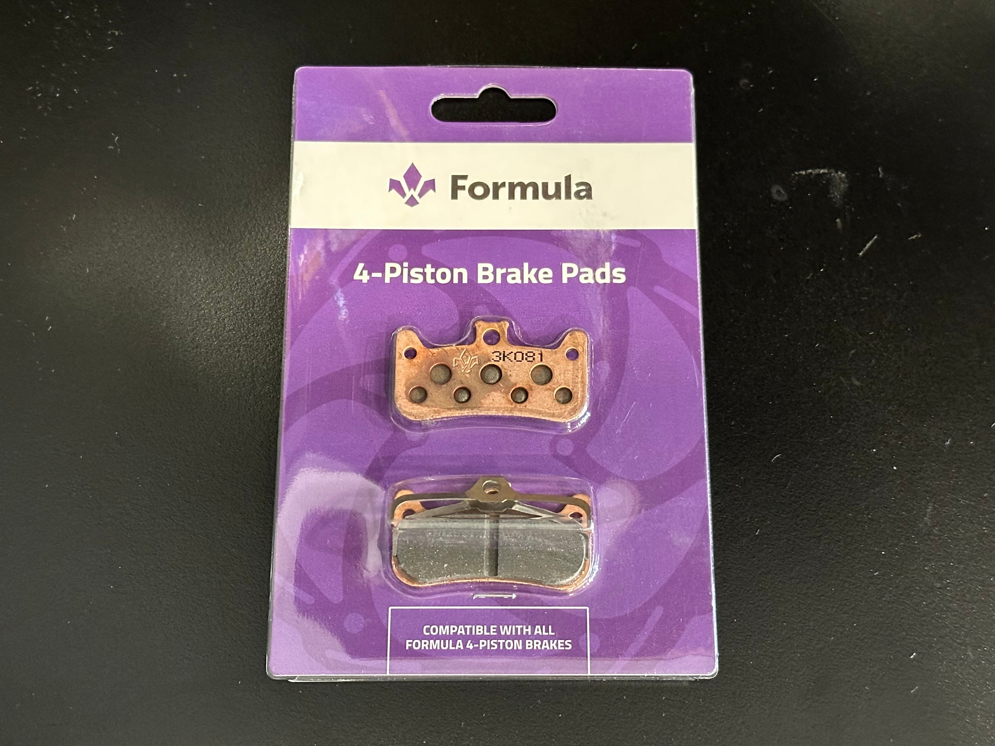 Sintered brake pads for Formula eMoto Brakes