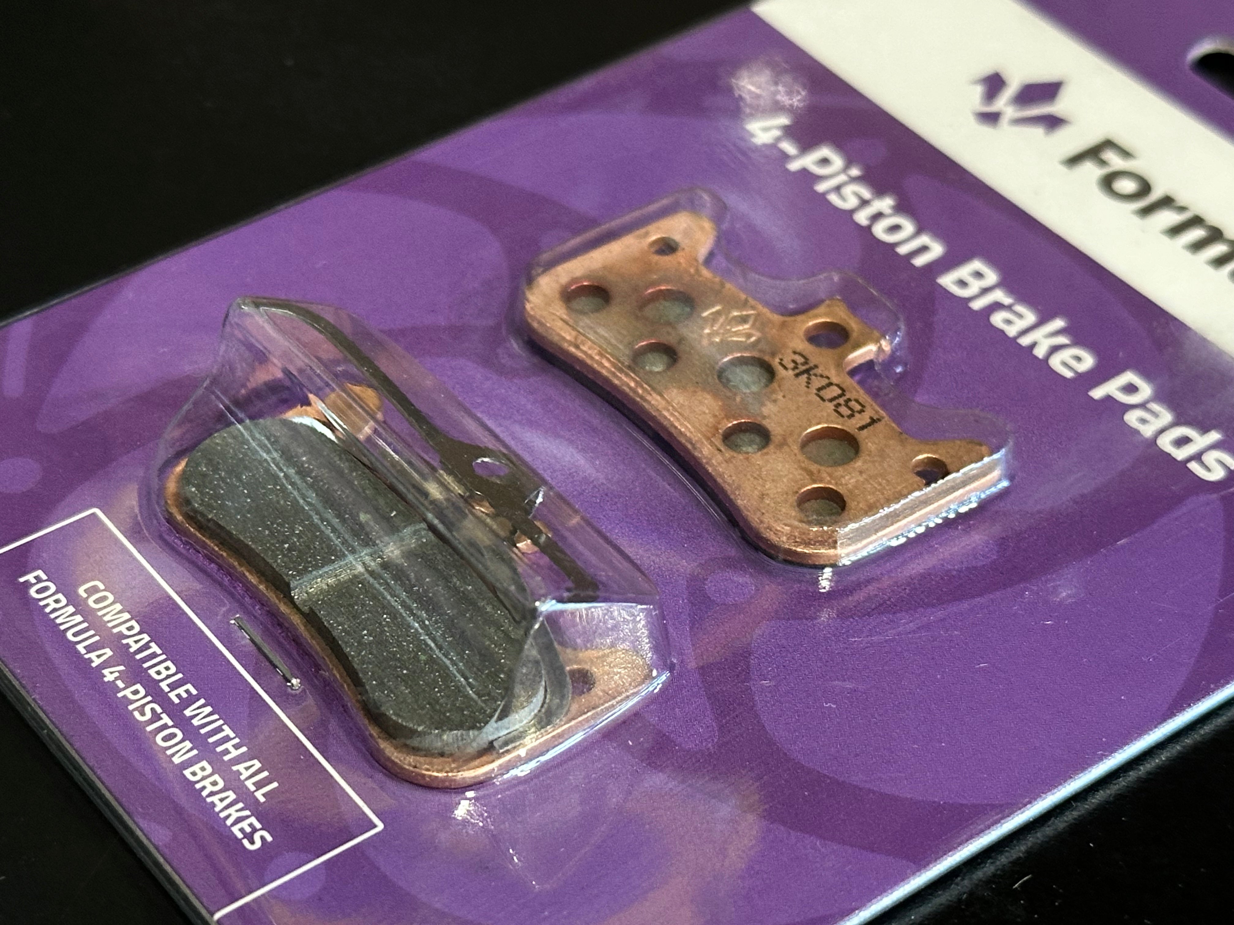 Sintered brake pads for Formula eMoto Brakes