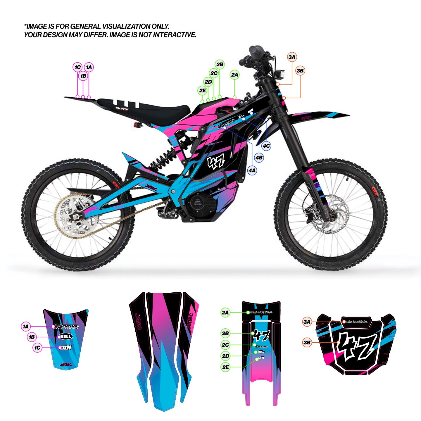 Jettec Graphics for E Ride Pro SS