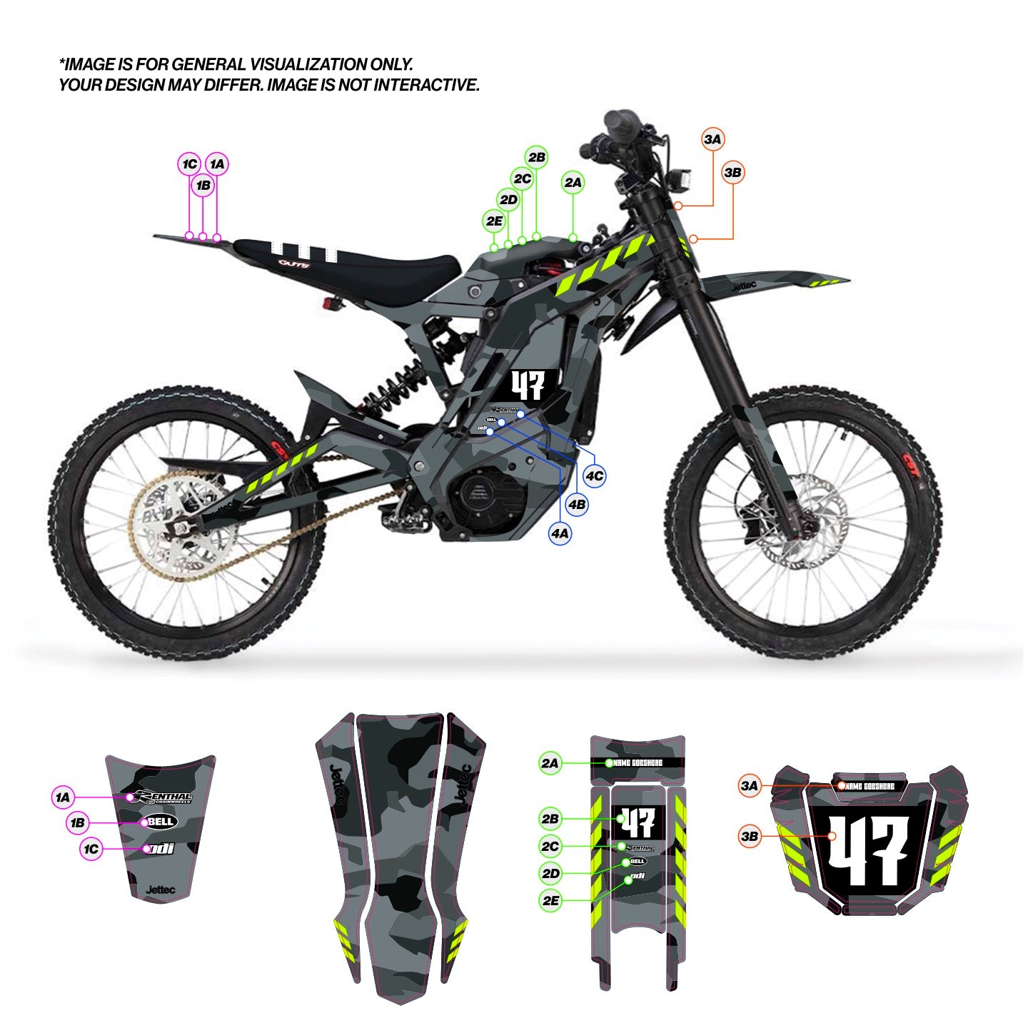 Jettec Graphics for E Ride Pro SS