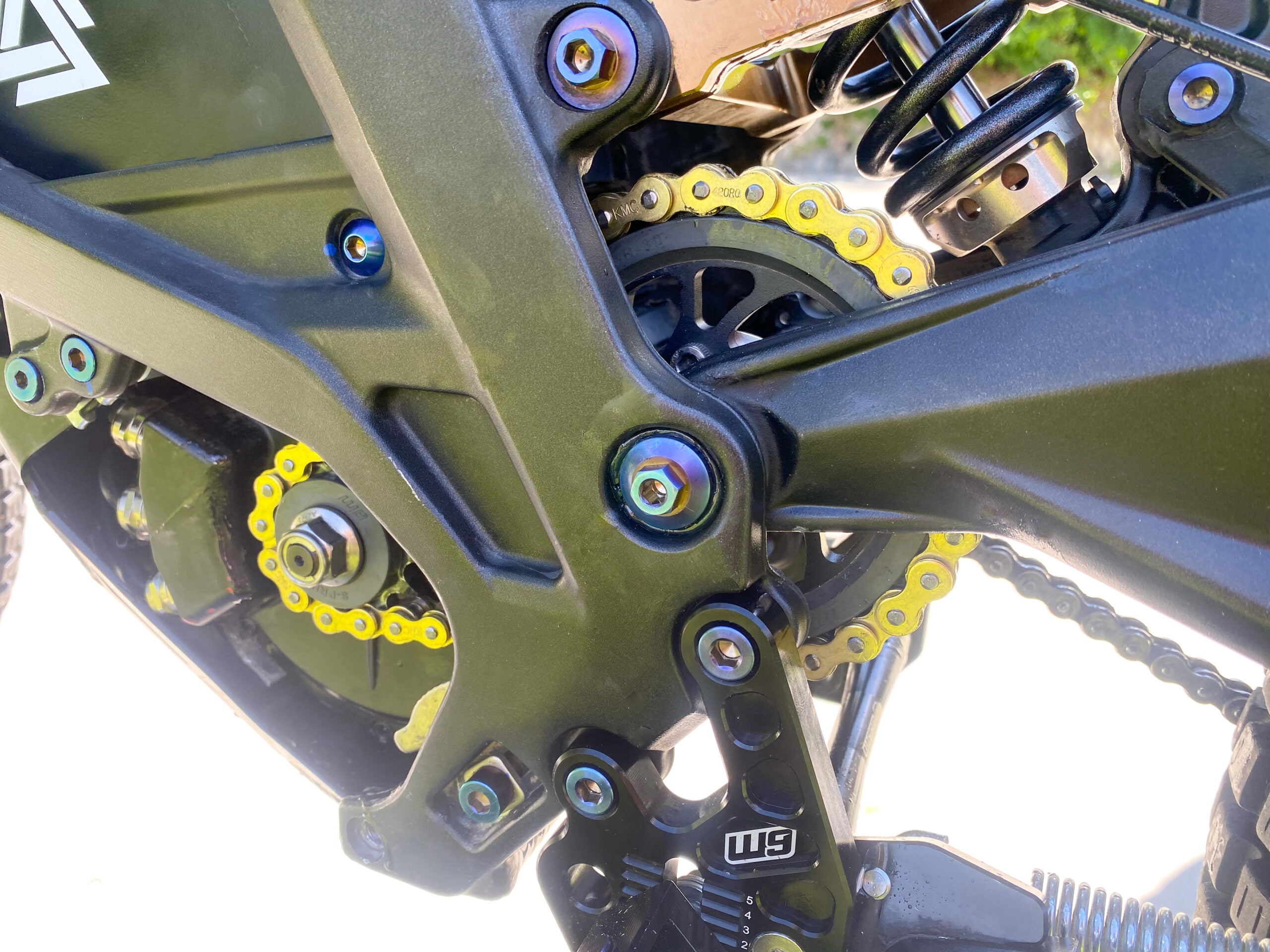 Warp 9 Chain Drive Conversion Kit for Surron Lightbee