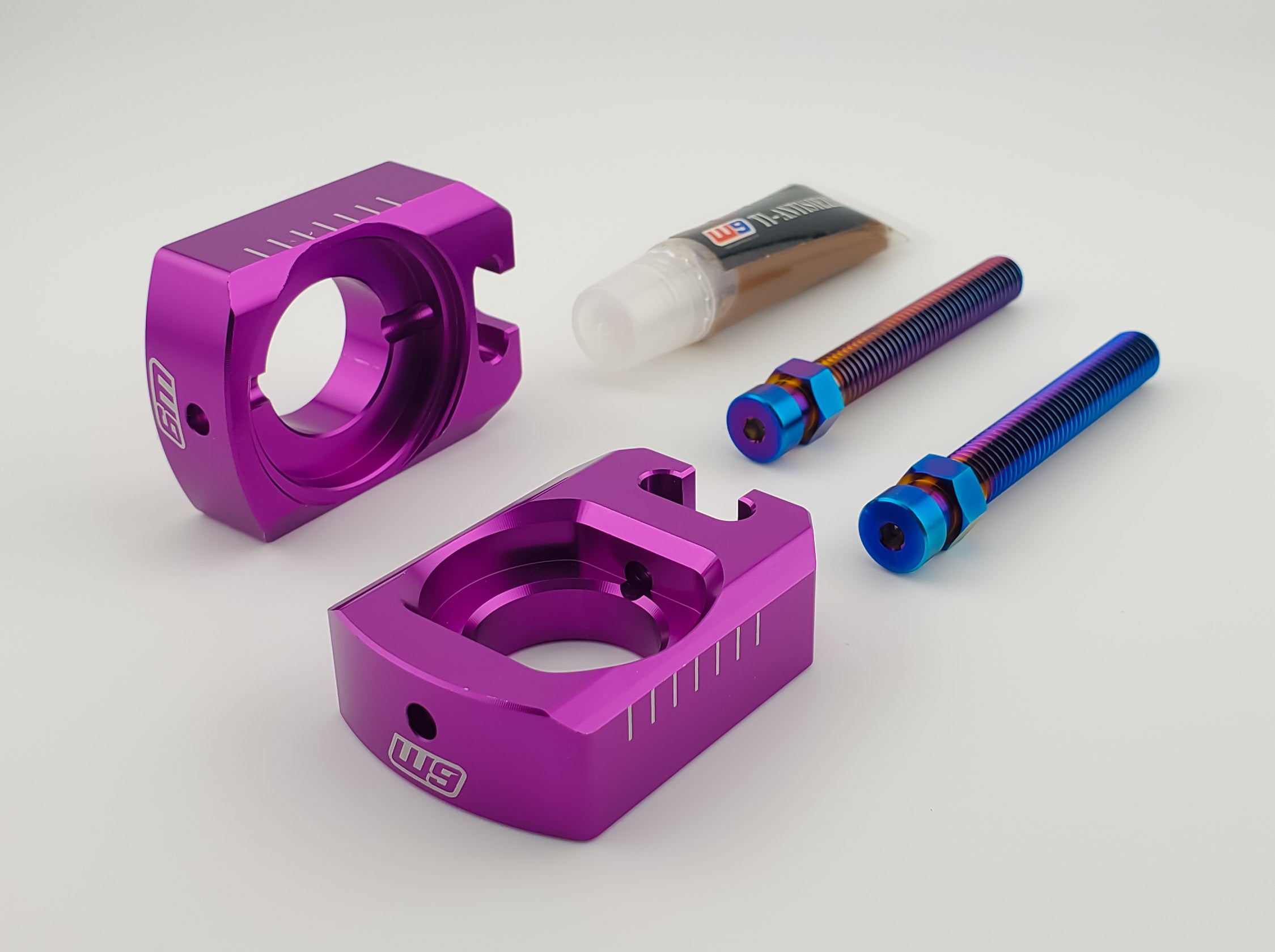 Warp 9 Axle Blocks for Surron Ultra Bee