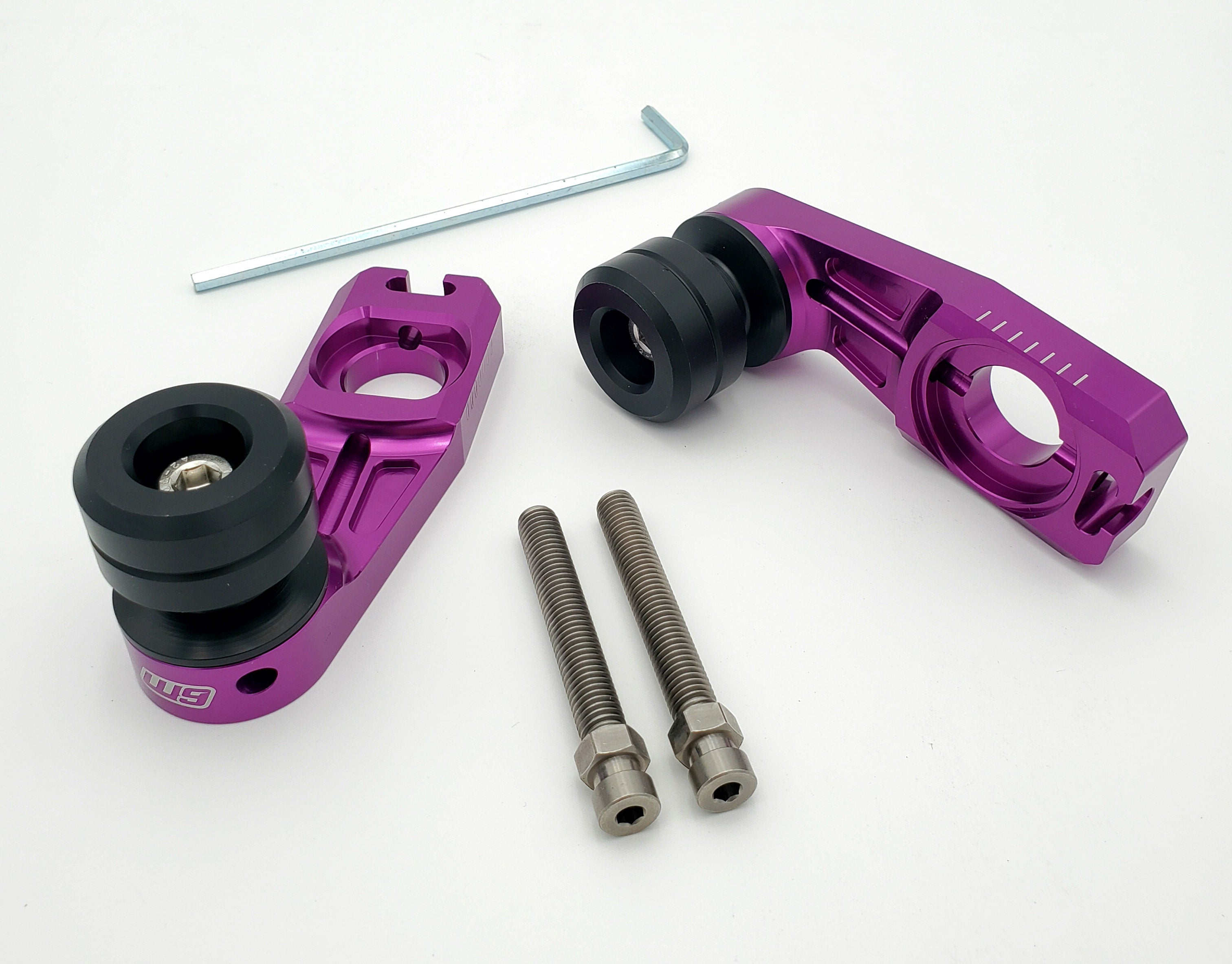 Warp 9 Surron Ultra Bee Supermoto Axle Sliders