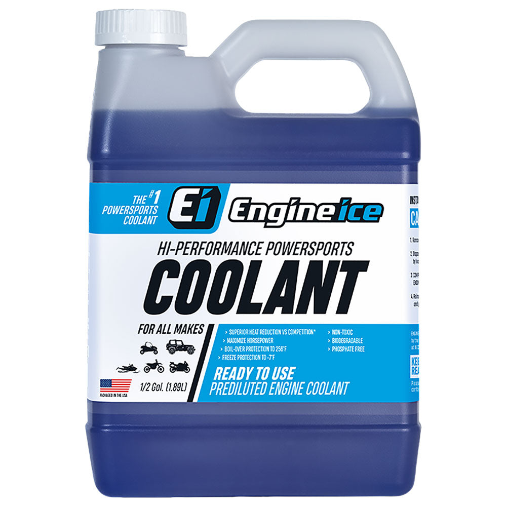 Engine Ice Hi-Performance Motorcycle Coolant + Antifreeze - 64 oz