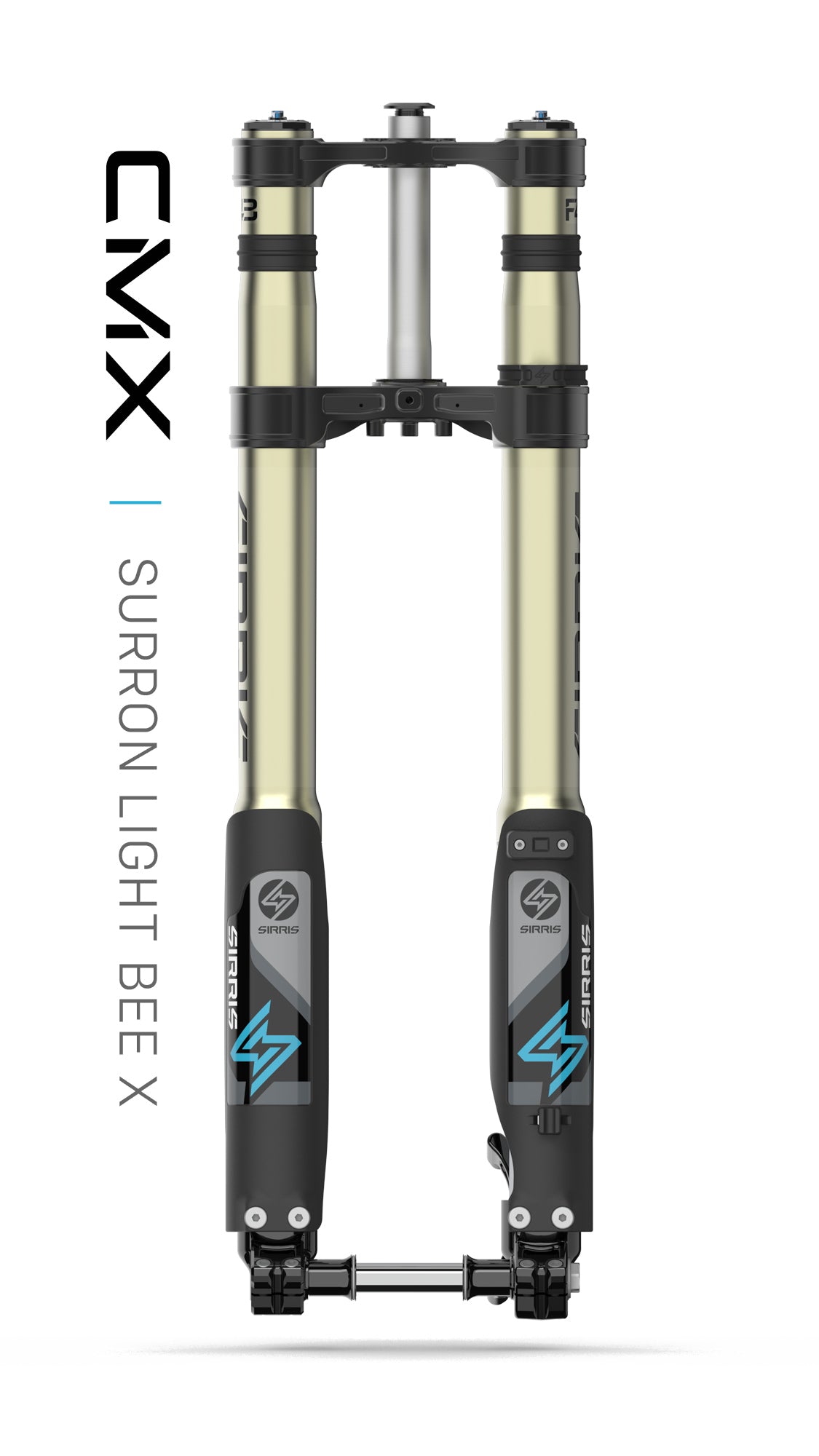 Sirris F43 CMX Fork for Surron Light Bee X | Tool Free LSC | 220 mm Travel