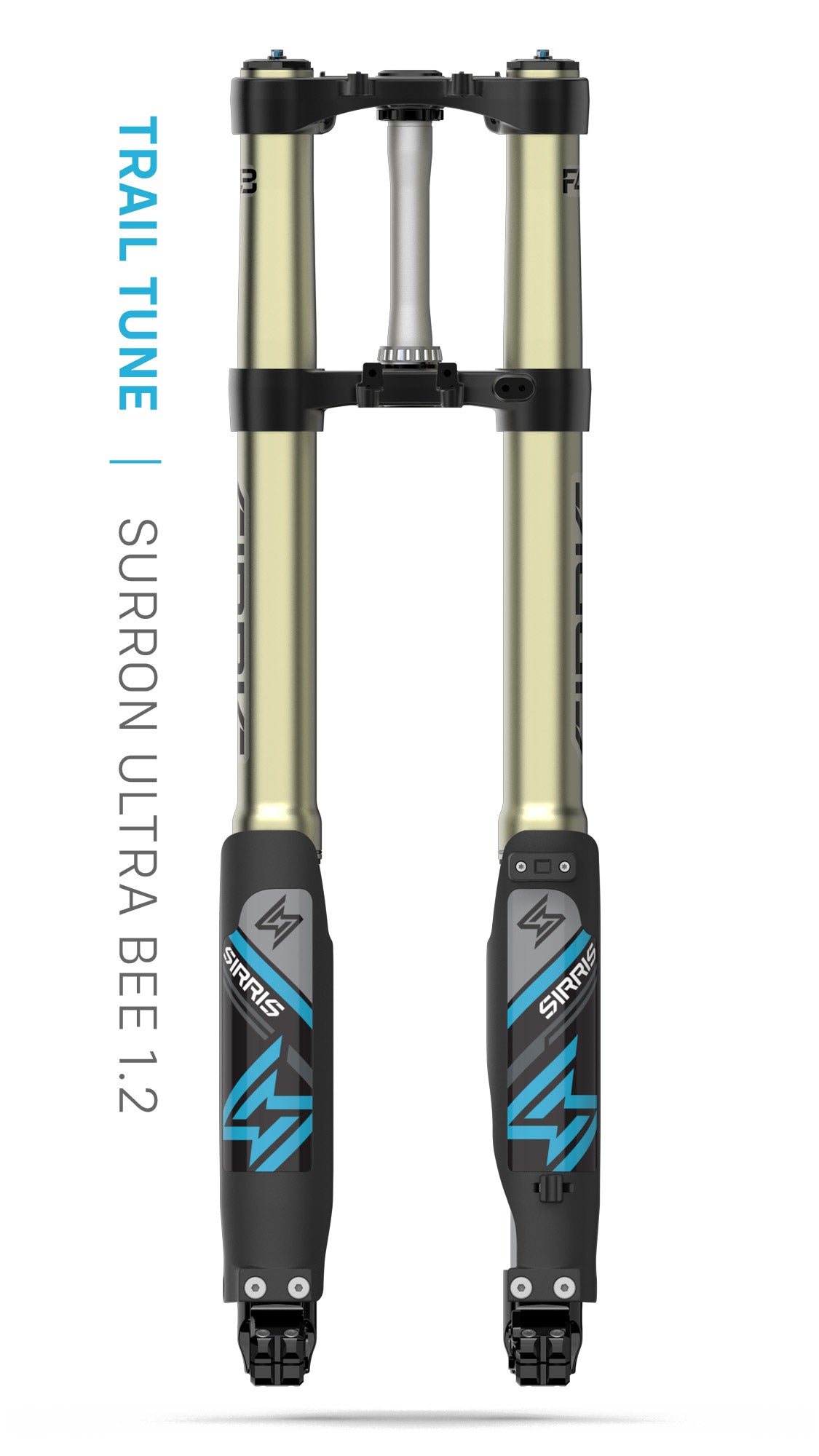 Sirris F43 Fork for Surron Ultra Bee - Trail Tune (V1.2) | Tool Free | 260 mm Travel