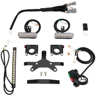 Tusk Motorcycle Enduro Lighting Kit With Battery Pack - Universal Fit For Off-Road Bikes