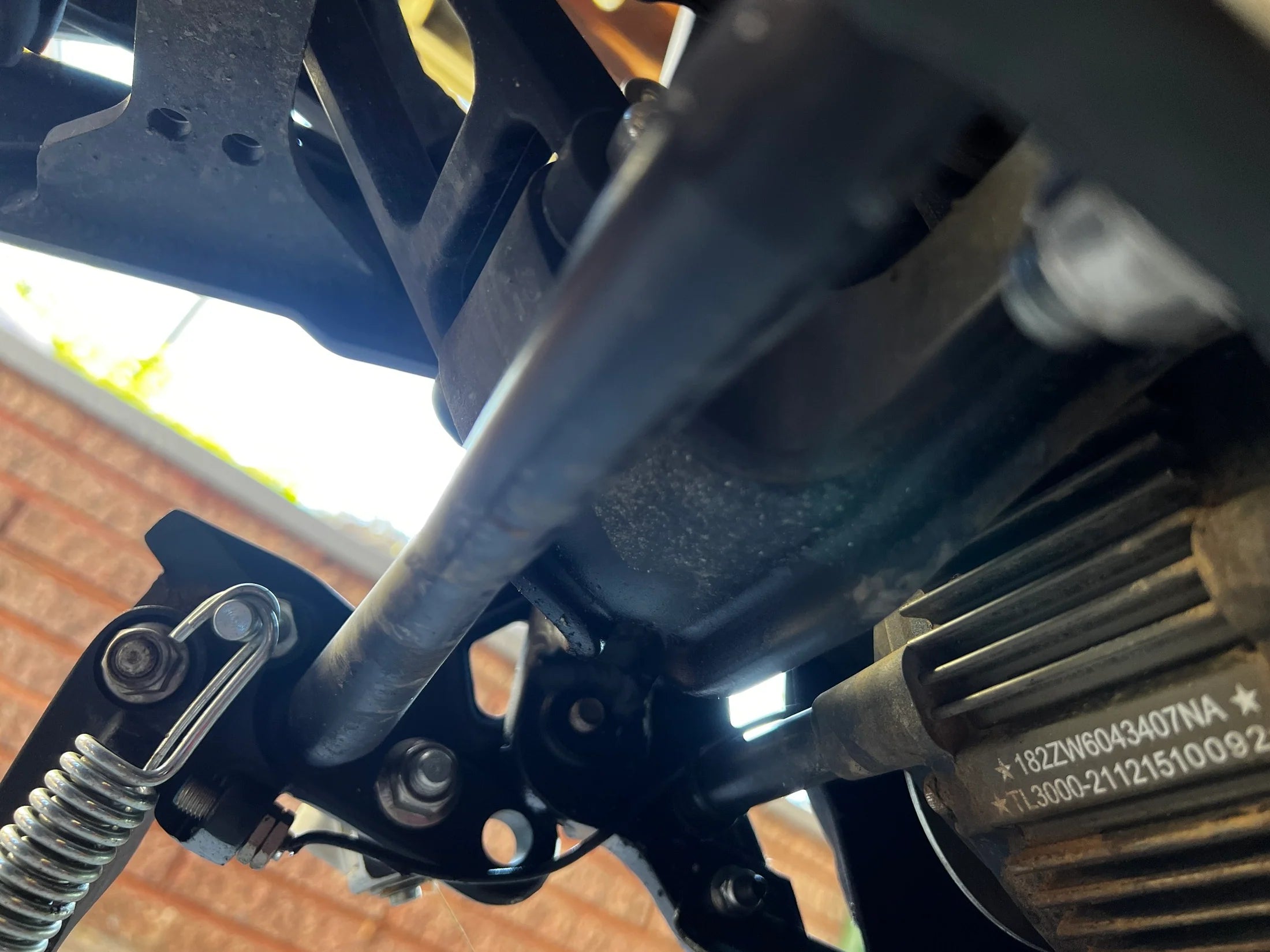 GritShift V2 Billet Footpeg Support Brace for Talaria Sting