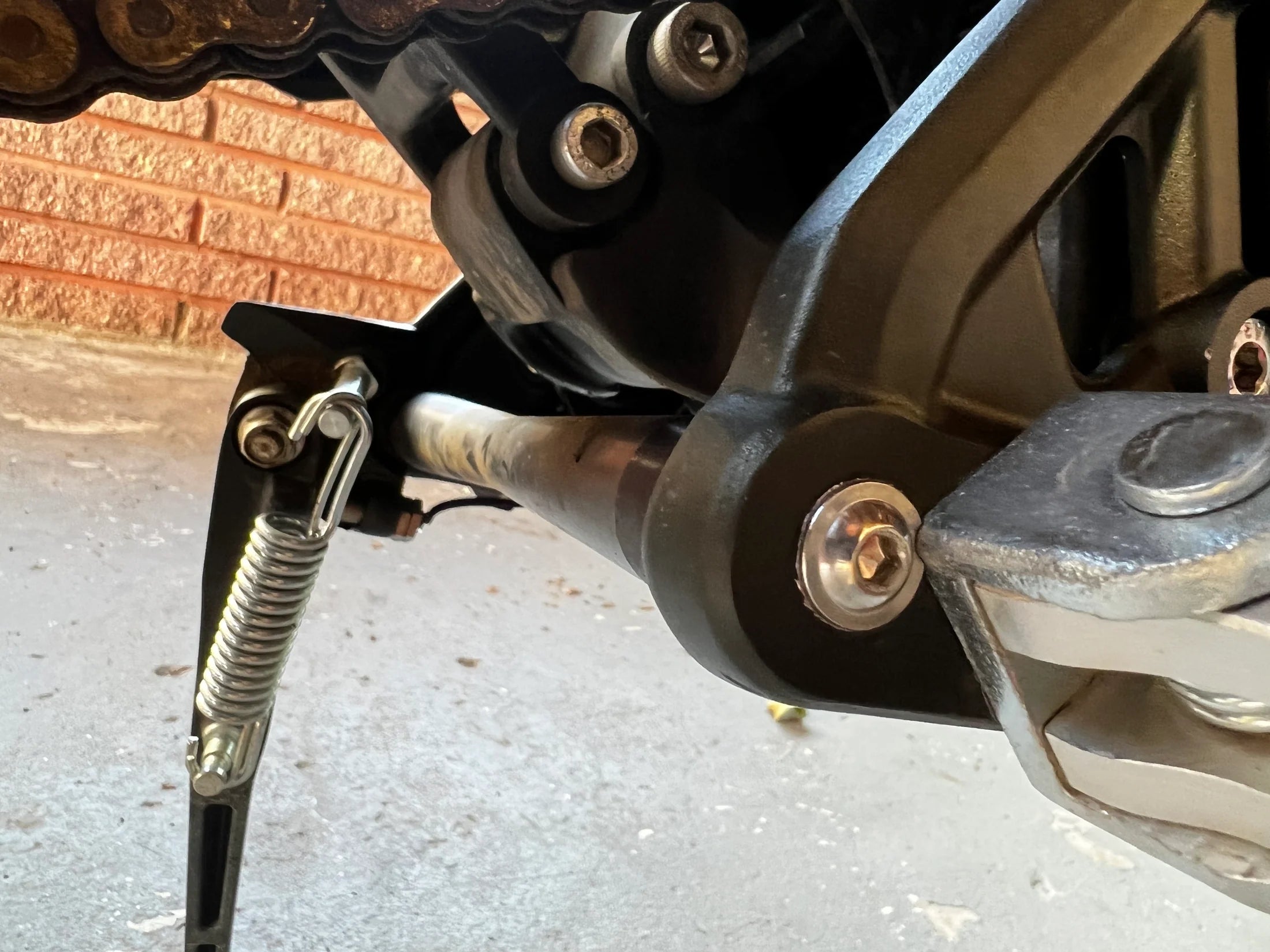 GritShift V2 Billet Footpeg Support Brace for Talaria Sting