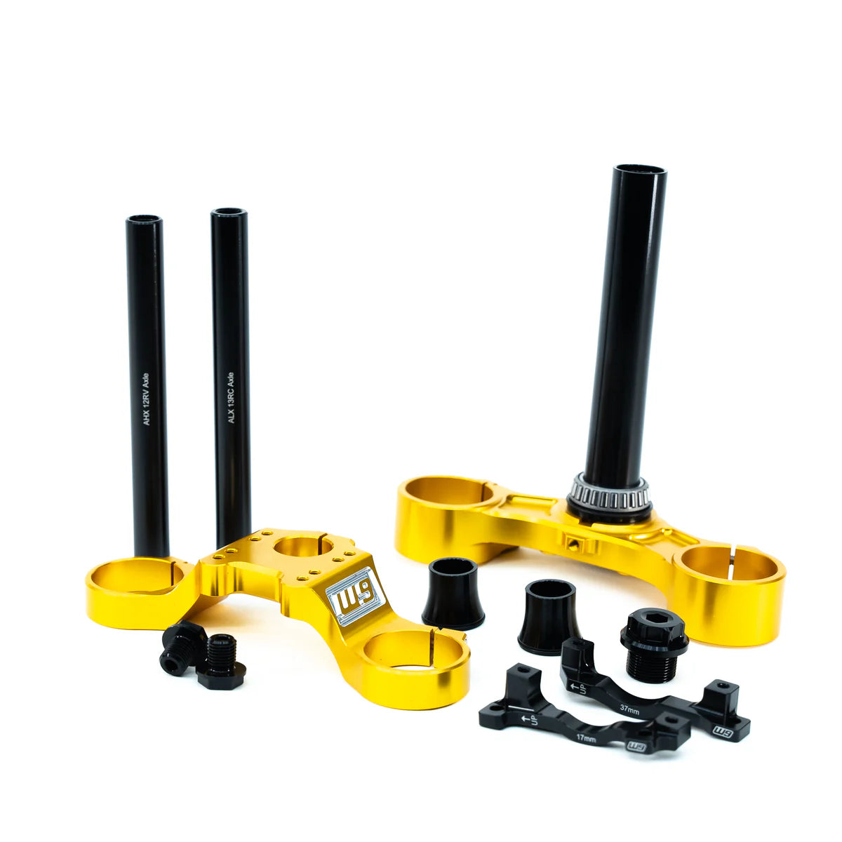 Warp 9 Drop Crown Triple Clamp for FastAce Fork Warp 9 Drop Crown Triple Clamp for FastAce Fork
