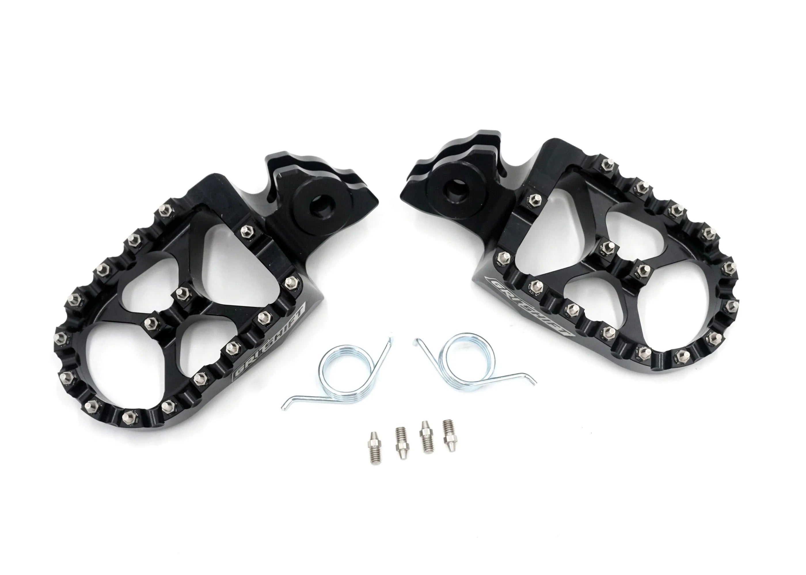 GritShift Billet Mx Wide Foot Pegs