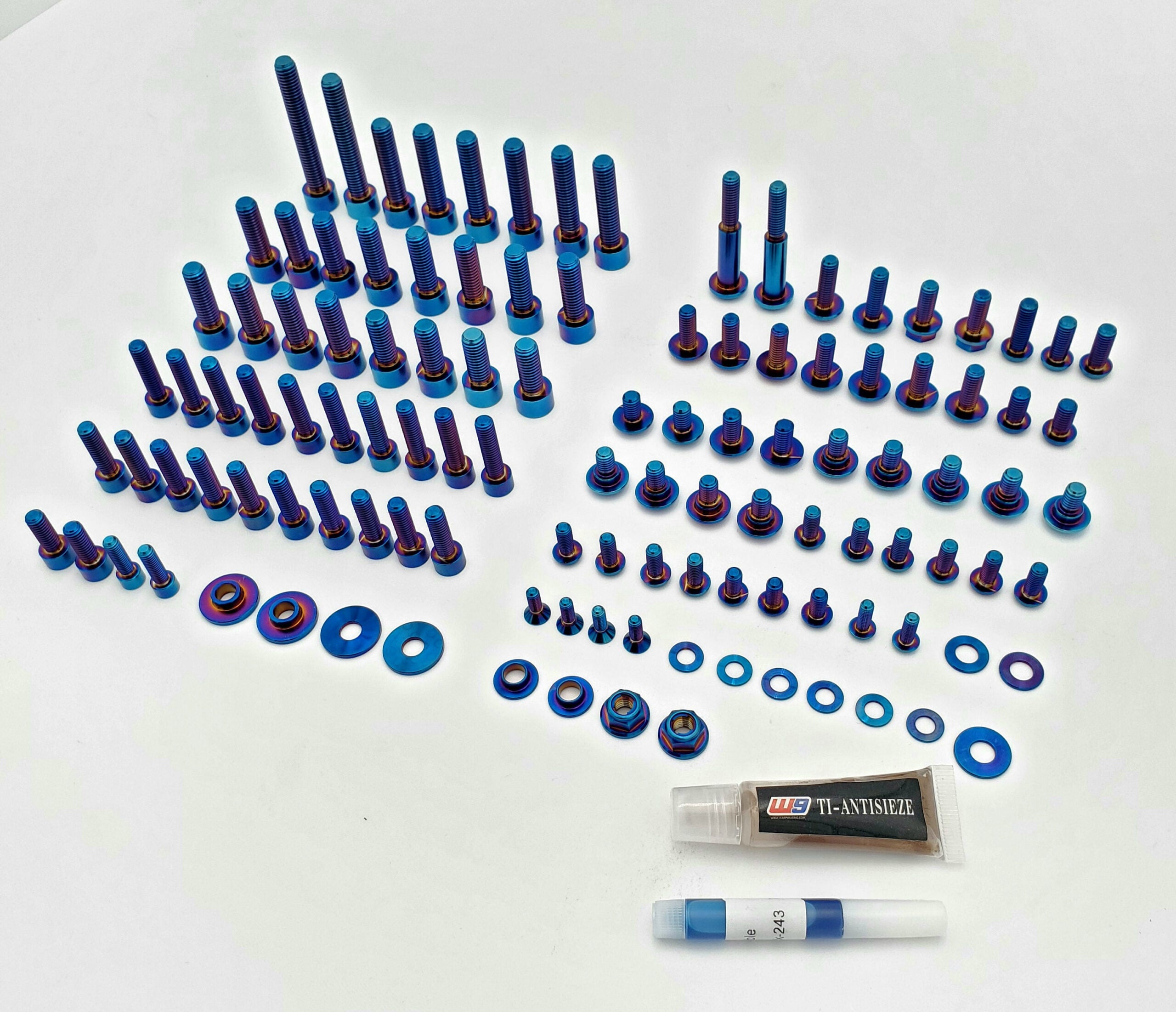ボルトウルトラウェーブ Warp 9 Surron Ultra Bee Titanium Chassis Bolt Kit