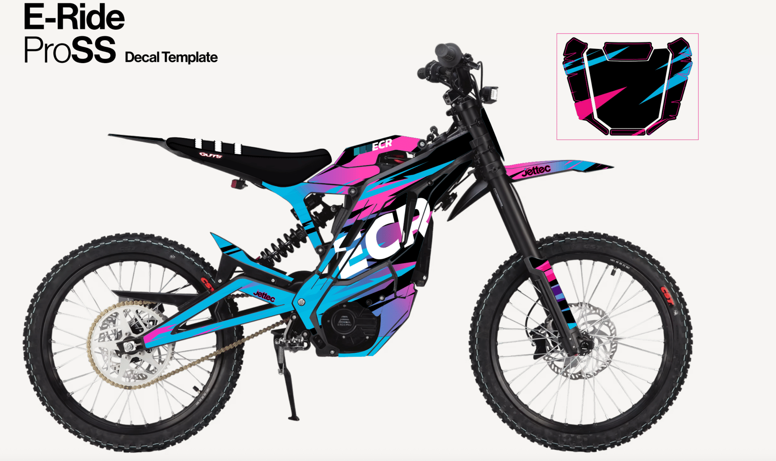 Jettec Graphics for E Ride Pro SS