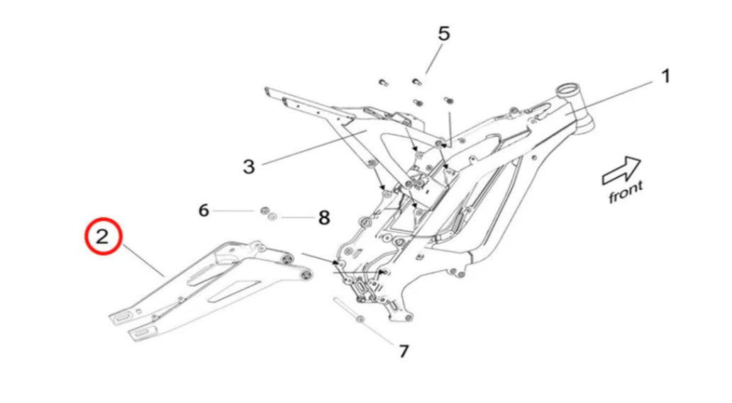 Surron Light Bee Swingarm