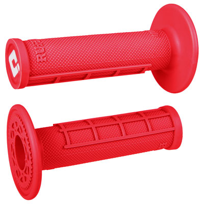 ODI Motocross Half-Waffle Grips – Grey (H01RFGRAY) – Standard MX Handles