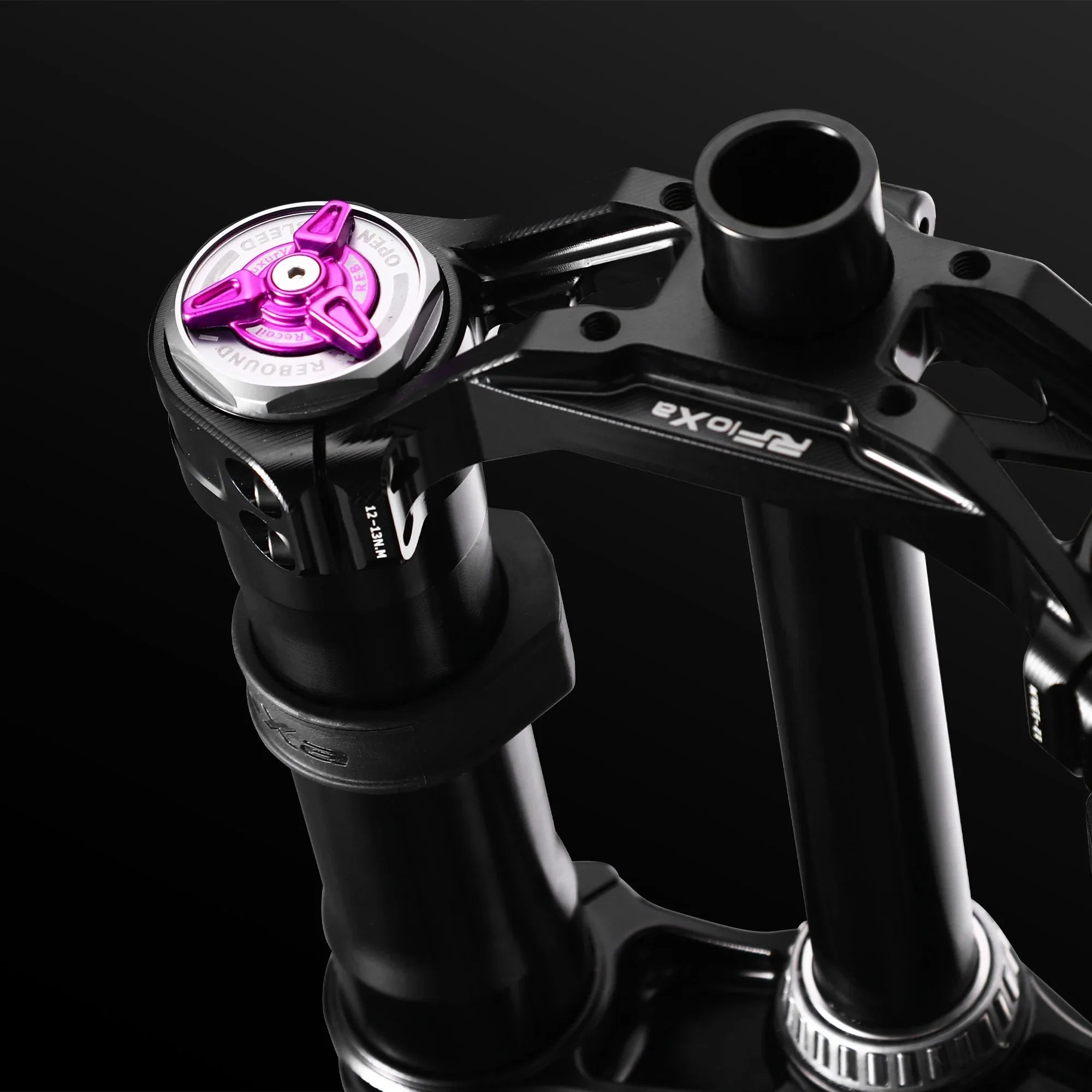 RFloXa Hawk31 MAX Black (Wide with Drop Crown) Front Fork Suspension