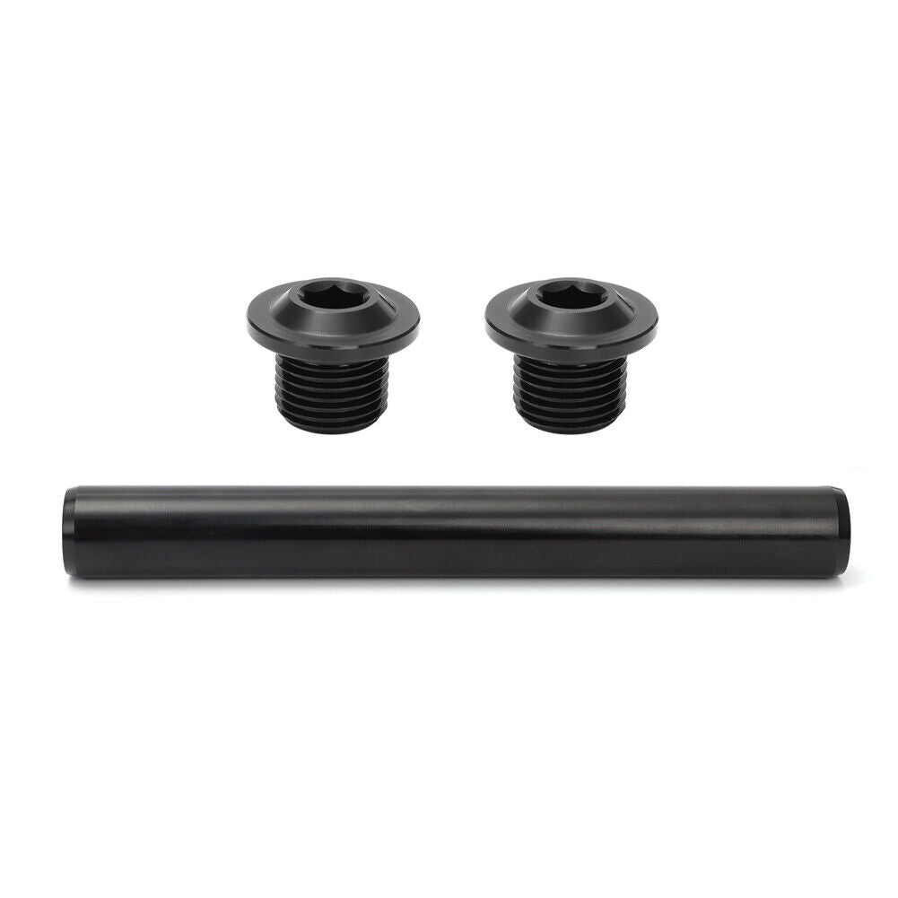 Replacement Front Axle and Axle Nuts (KKE/DNM)