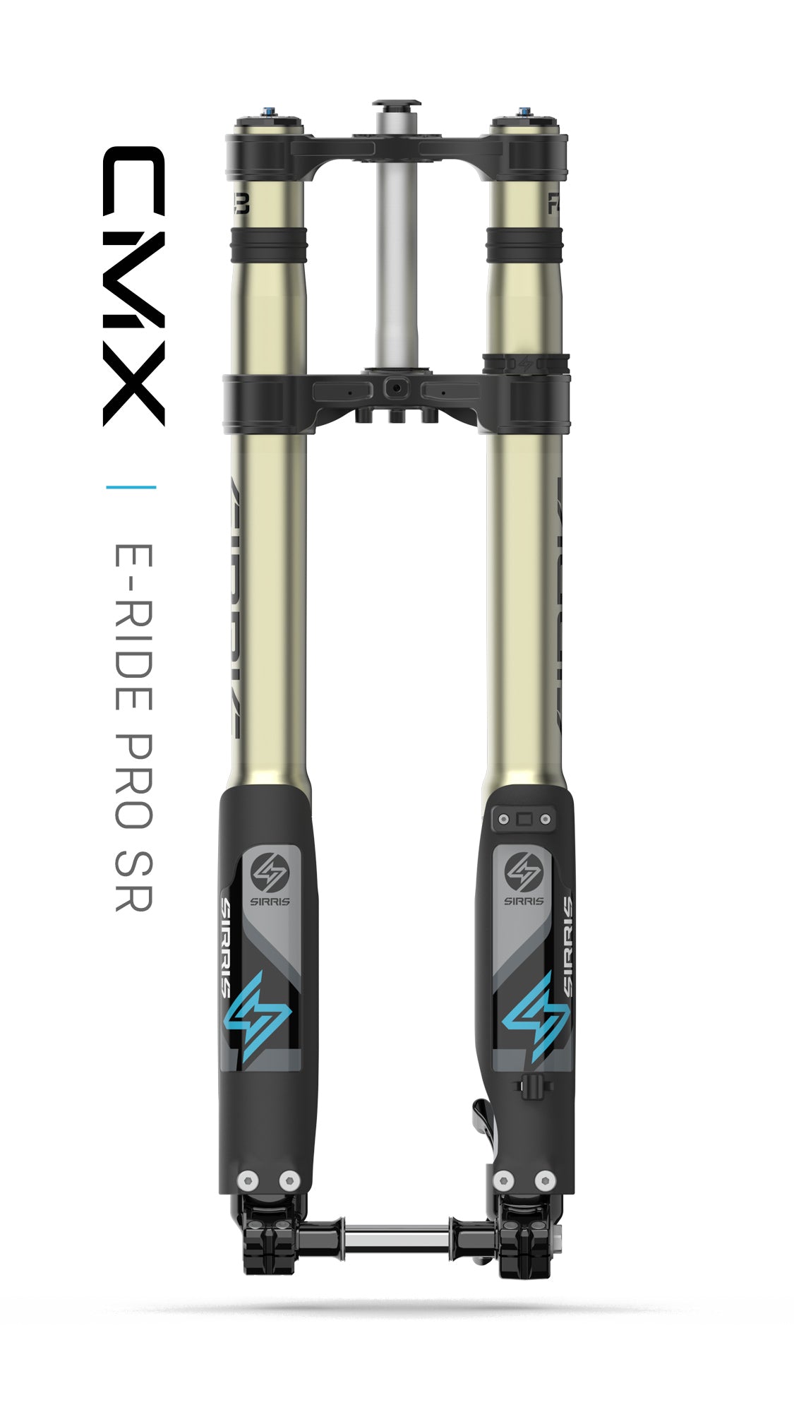 Sirris F43 CMX Fork for E Ride Pro SR | Tool Free LSC | 220 mm Travel