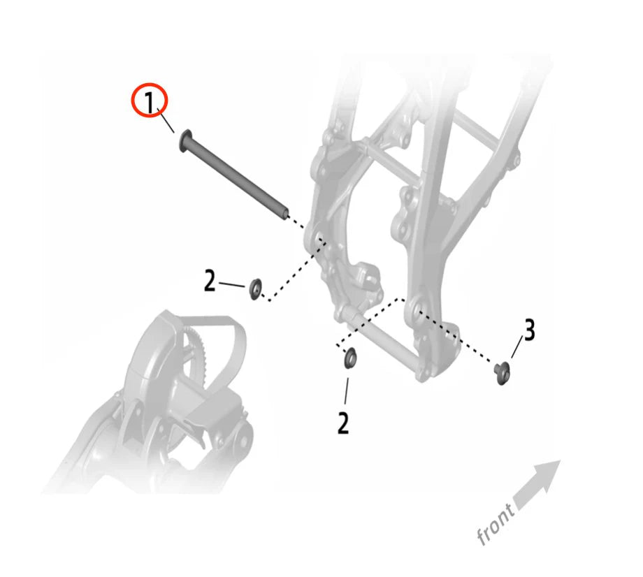 Surron Ultra Bee Swingarm Pivot Shaft Axle