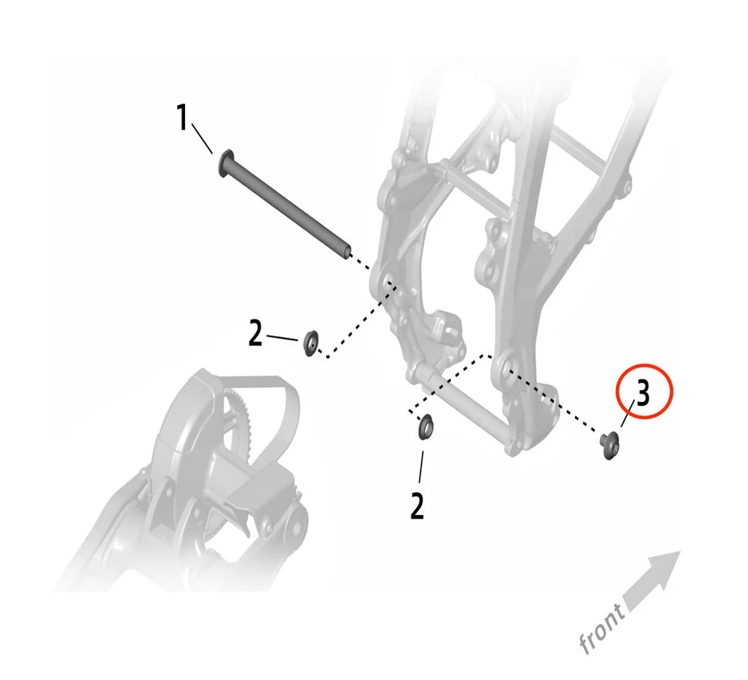 Surron Ultra Bee Swingarm Pivot Shaft Axle Bolt