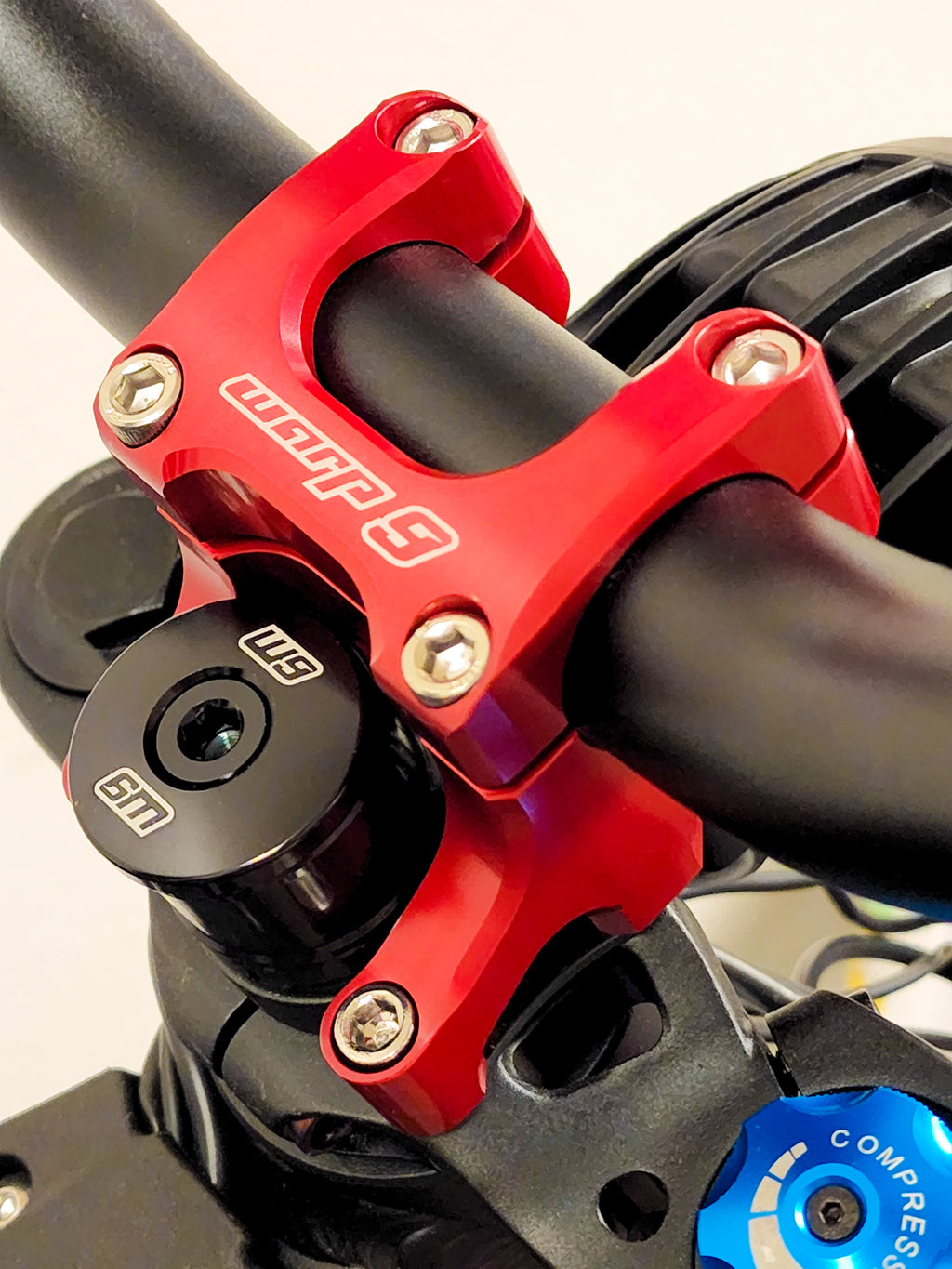 Direct Mount Riser Stem Warp 9 Sur Ron | Direct Bar Mount Stem | Electric Cycle Rider